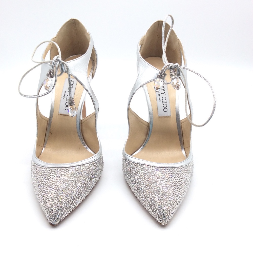 Jimmy Choo Vanessa 100 crystal/silver